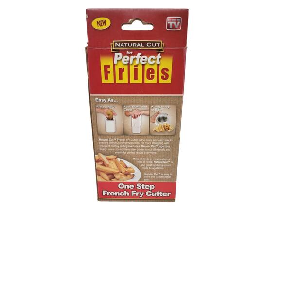 Natural Cut for Fries One Step French Fry Cutter as Seen on TV NIB - Picture 7 of 7